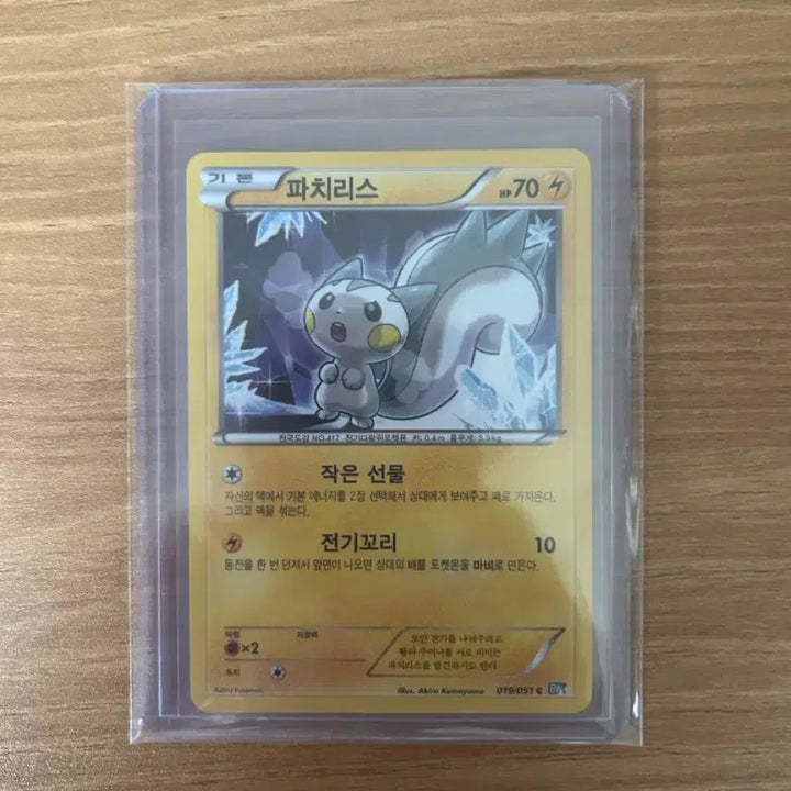 [BUNJANG] Ancient Pachirisu BW8 Graded Card / 포켓몬카드 등급용 고대 파치리스 BW8