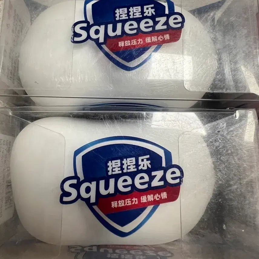 [BUNJANG] Crunchy Squishy Toy (White/Pink/Blue) - New / 비누 크런치 말랑이 Squeeze (화이트/핑크/블루) -새상품