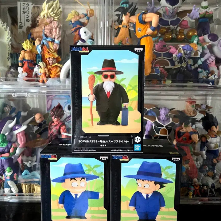 [BUNJANG] Dragon Ball Banpresto Sofubi Fight Son Goku, Krillin &amp; Master Roshi Set / [3종세트_새상품] 소프비메이트 손오공 &amp; 크리링 &amp; 무천도사 _ 드래곤볼 반프레스토