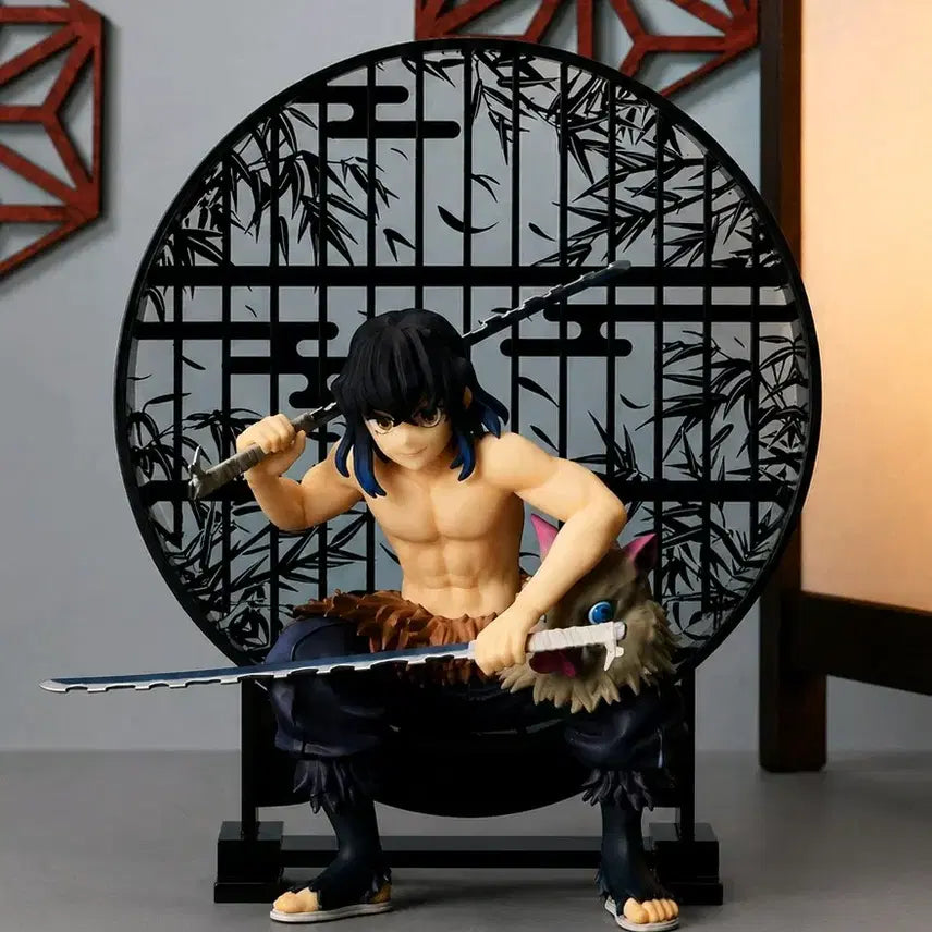 [BUNJANG] Demon Slayer Inosuke Layer Scape Folding Screen Figure / 귀멸의 칼날 이노스케 피규어 LAYER SCAPE 이노스케 병풍 피규어 귀칼