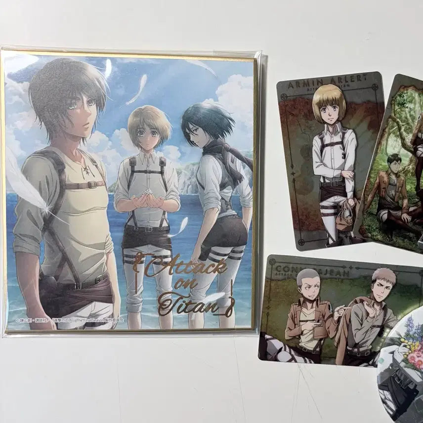 [BUNJANG] Attack on Titan Eren Mikasa Armin Fuwa Kororin Bundle Set / 진격의 거인 에렌 미카사 아르민 후와코로링s 일괄 +덤