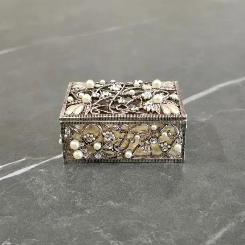 [BUNJANG] Antique Cubic Mini Jewel Box (Mini Trinket Box) / 앤틱 큐빅 미니 보석함 (미니 트링 켓 박스)