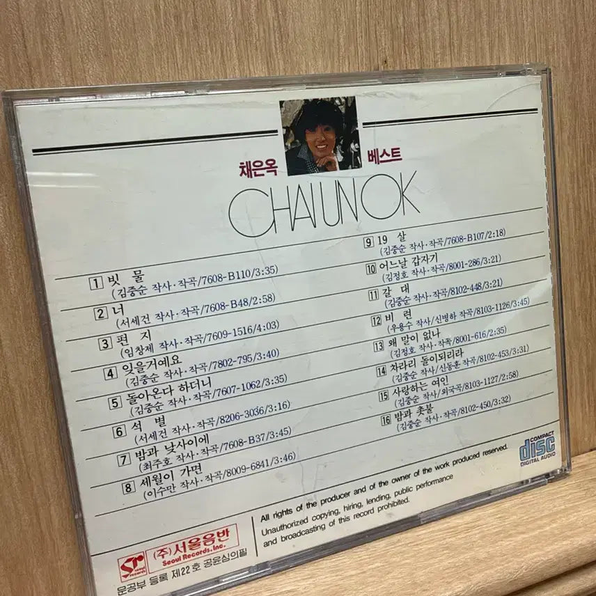 [BUNJANG] Chae Eun Ok Best Album CD / 채은옥  Best / CD