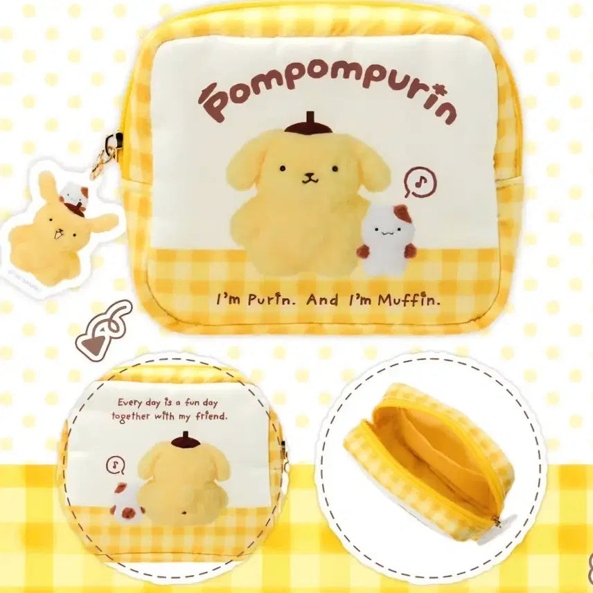 [BUNJANG] Pompompurin 30th Anniversary "Those Old Days" Series Pouch / 폼폼푸린 30주년 그때 그 시절 시리즈 파우치
