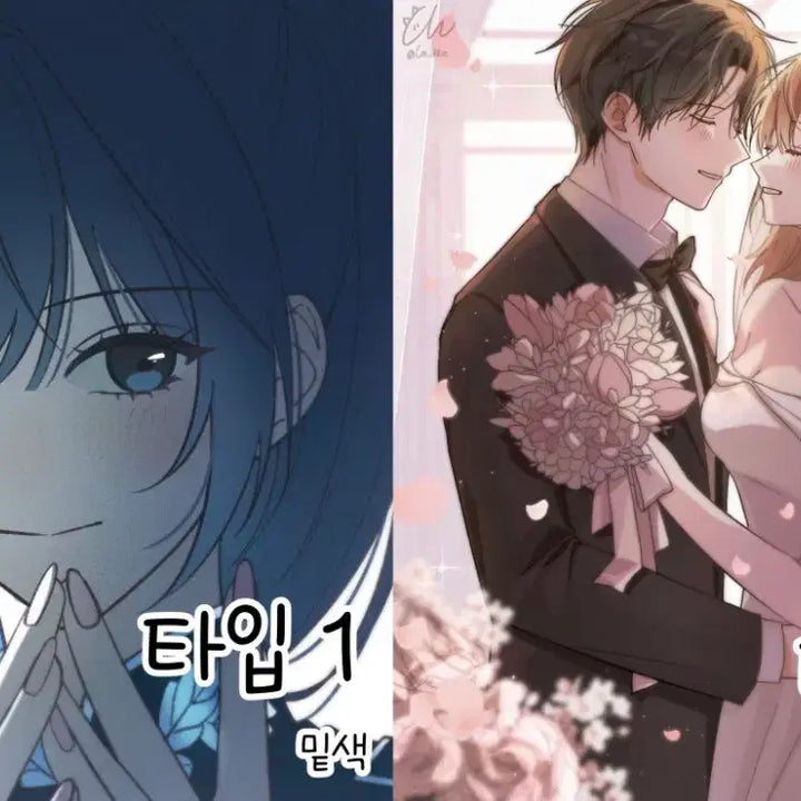 [BUNJANG] Custom LD Illustration Commission / (1.5/얼굴맛집)색감 오마카세 LD 그림커미션