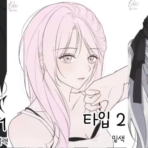 [BUNJANG] Custom Character Illustration (LD Style) / |0.5|가성비 LD 그림 커미션|샘플할인|