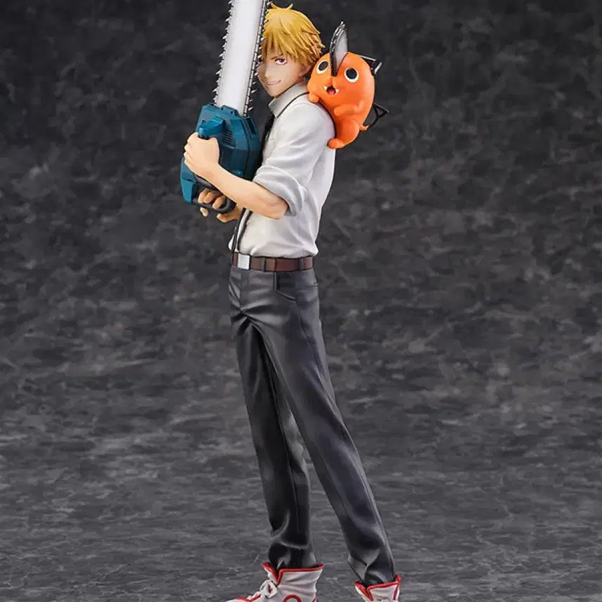 [BUNJANG] S-Fire Chainsaw Man Denji &amp; Pochita 1/7 Scale Figure / s-fire 세가 에스파이어 체인소맨 덴지&amp;포치타 1/7 스케일 피규어