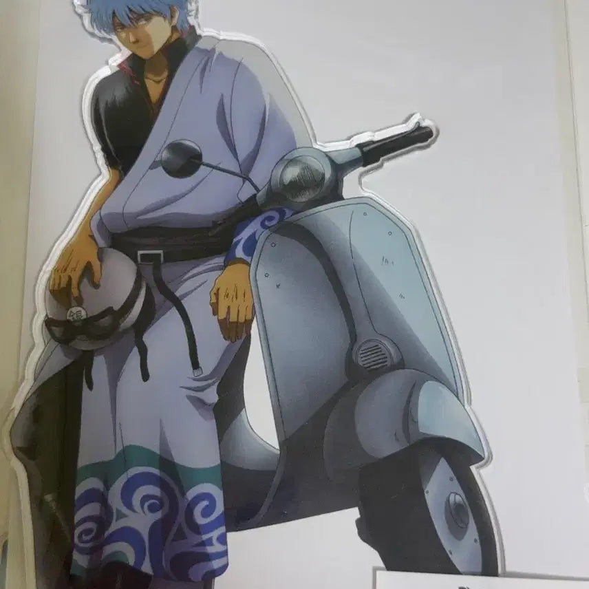 [BUNJANG] Gintama Gintoki Cospa Scooter Big Acrylic Stand (Sealed) / 은혼 긴토키 코스파 스쿠터 빅아크릴 미개봉