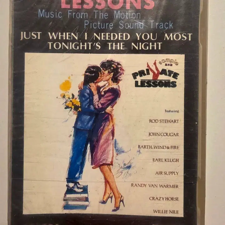 [BUNJANG] Private Lessons OST Cassette Tape / 프라이빗 레슨 OST  카세트 테이프 개인교수 실비아 크리스텔 Private Lessons  Rod Stewart John Cougar Air Supply Earth wind