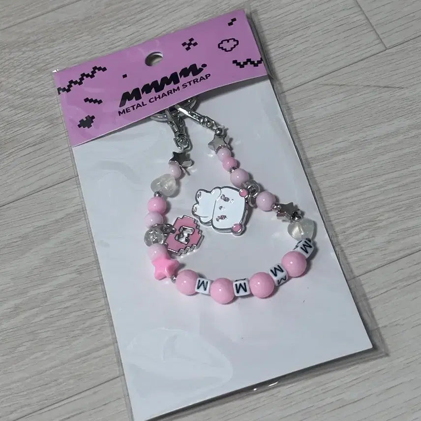 [BUNJANG] PLAVE Mmemimu Lightstick Metal Charm Strap / 플레이브 므메미무 응원봉 메탈참 스트랩
