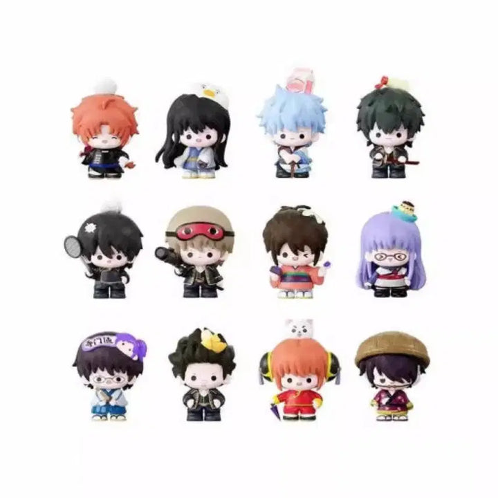 [BUNJANG] Gintama Kongnun Figure 12 Types Set / 은혼 콩눈 피규어 12종 세트