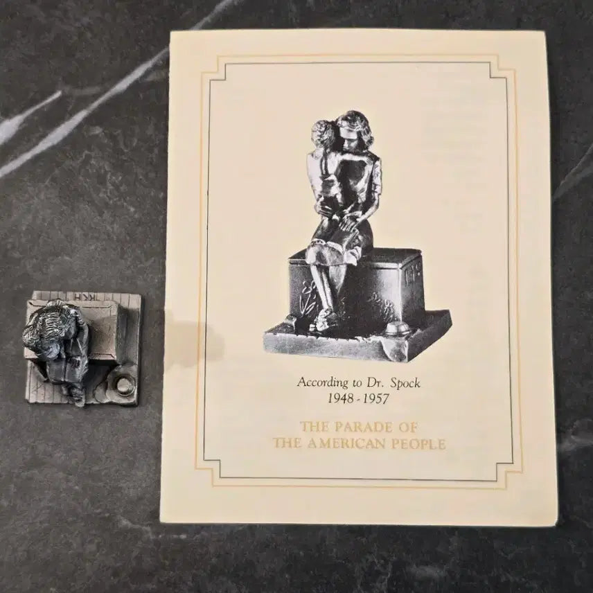 [BUNJANG] Franklin Mint 1979 Pewter Figurine "According to Dr. Spock" / 1979 미국 Franklin Mint 주석 피규어 (설명서 포함)