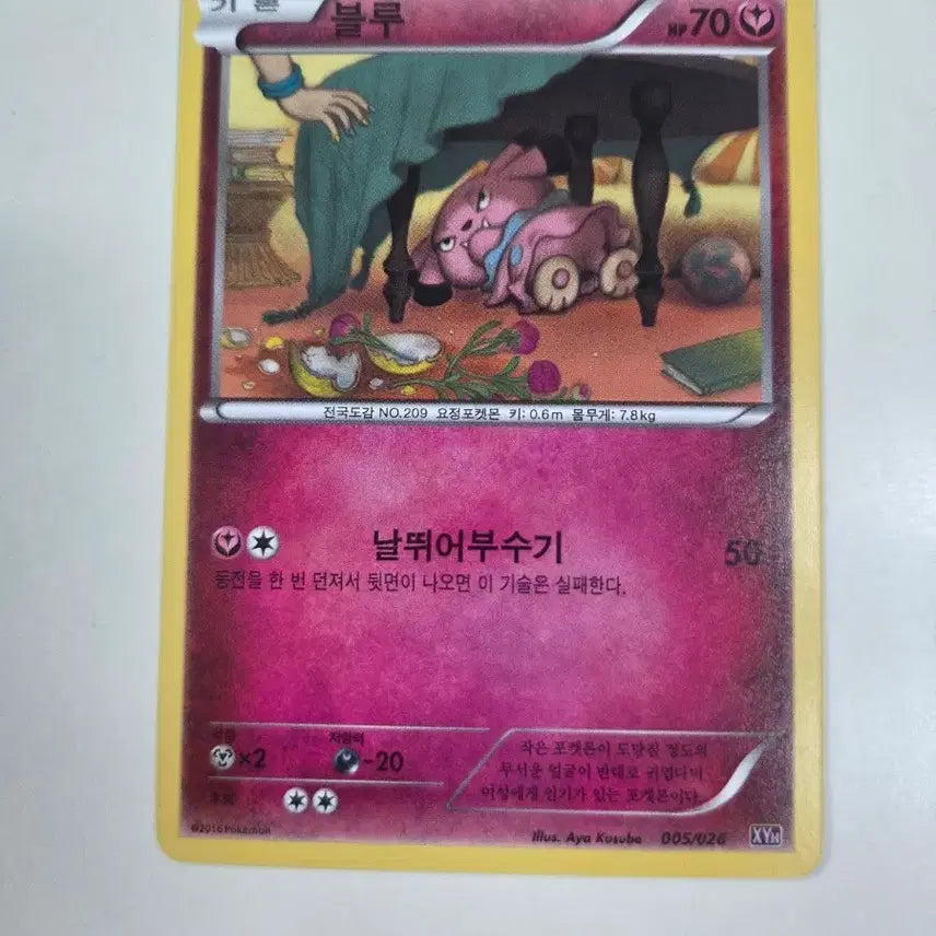 [BUNJANG] Pokemon Card Blue XY 005/026 / 포켓몬 카드 블루 XY 005/026