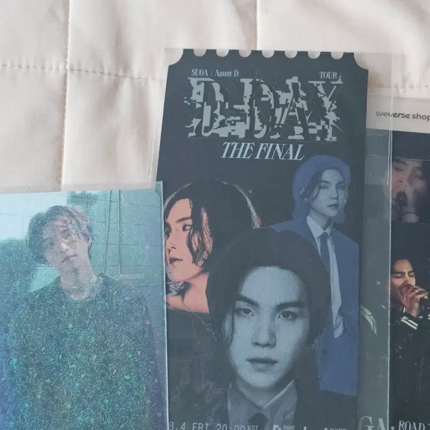 [BUNJANG] Suga D-Daycon D-Facecon Amazon Photocard Ticket / 슈가 디데이콘 디파콘 아미존 포카 티켓