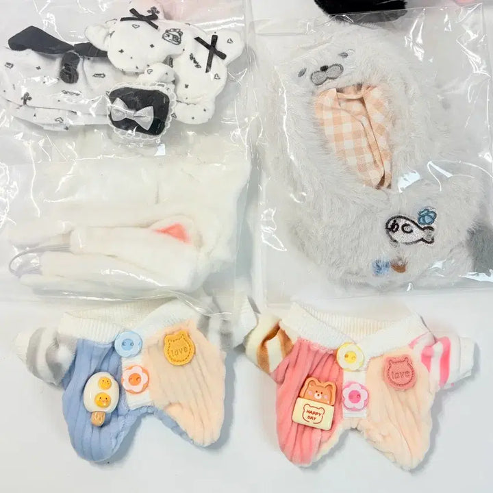 [BUNJANG] 10cm Doll Clothes Bundle Set / 10cm 솜인형 의상 모음