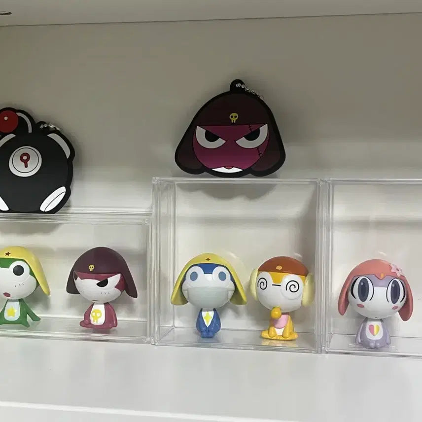 [BUNJANG] Keroro Chibi Full Set + Keyring Stand (Unsealed) / 개봉양품 이치방쿠지 )제일복권 치비 케로로 풀셋+ 키링 받침대o박스x