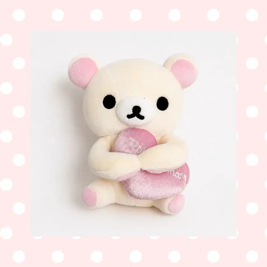 [BUNJANG] San-X Korilakkuma Pink Doll Keychain / 산엑스 코리락쿠마 핑크 인형 키링 방꾸 양산형 산리오 고전문구 굿즈