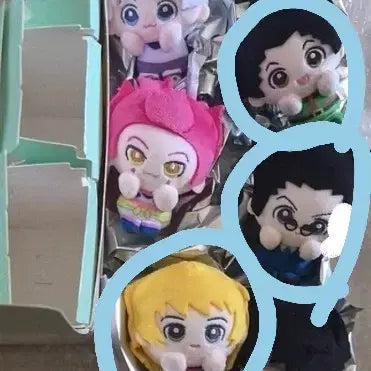[BUNJANG] Hunter x Hunter Gon, Kurapika, Leorio Sitting Plush Set / 헌터헌터 상하이 앉은 누이 곤 크라피카 레오리오