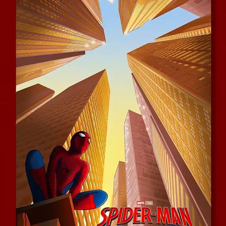 [BUNJANG] Spider-Man Cinema Archive &amp; Pin Badge Set (2 Types) / 2종)스파이더맨  시네아카이브+핀뱃지