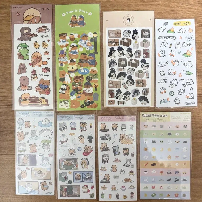 [BUNJANG] Sticker Bundle Set (Sealed) / 다꾸 스티커 씰스티커 처분 일괄 판매