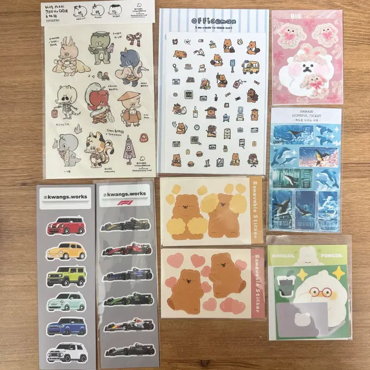 [BUNJANG] Sticker Bundle Set (Sealed) / 다꾸 스티커 씰스티커 처분 일괄 판매