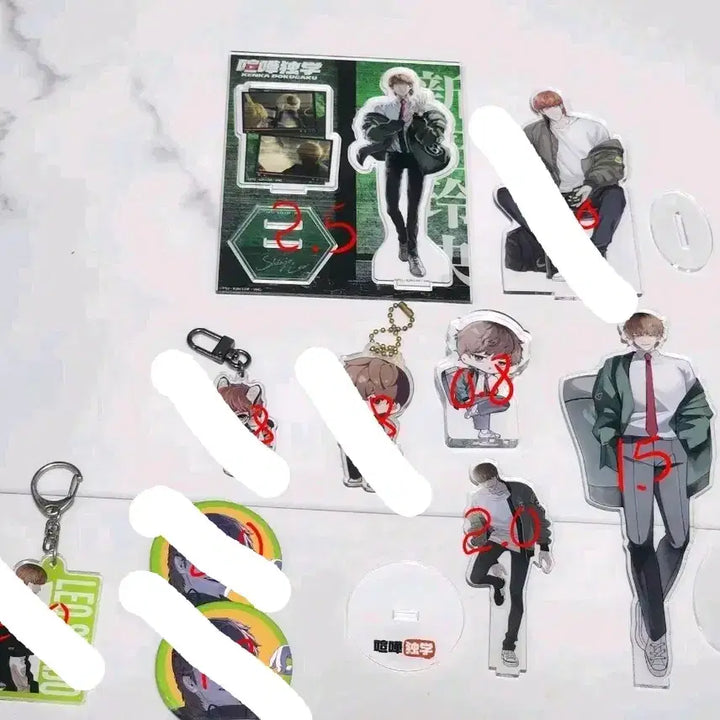 [BUNJANG] Fighting Heart (Ssamdok) Sung Tae Hoon Goods Acrylic Keyring &amp; Badge Set / 싸움독학 쌈독 성태훈 굿즈 아크릴 키링 뱃지