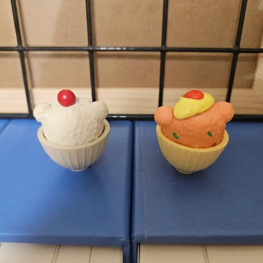 [BUNJANG] Gourmet Rice Gachapon Set (2 Figures) / (일괄금액)고항밥 곰돌이밥 볶음밥 가챠 2개 세트