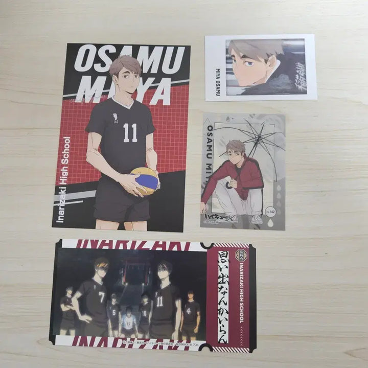 [BUNJANG] Haikyu!! Miya Osamu Paper Goods Bundle Set / 하이큐 미야 오사무 지류 일괄