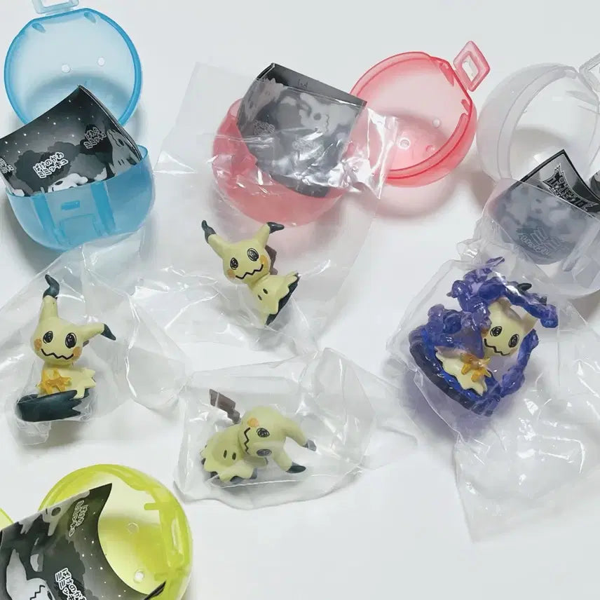 [BUNJANG] Pokemon Mimikyu &amp; Mimikyu Variants Gacha Set (4 types) / 포켓몬 따라큐 미믹큐 가챠 4종