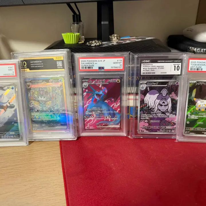 [BUNJANG] Pokemon Card Graded Bundle (PSA, CGC) / [급처] 포켓몬카드 등급카드 5개 일괄 psa, cgc, 10