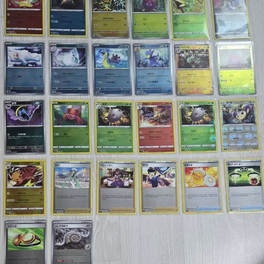 [BUNJANG] Various Pokemon Mirror Ball Pokemon Cards / 포켓몬카드 여러 포켓몬 미러볼 판매