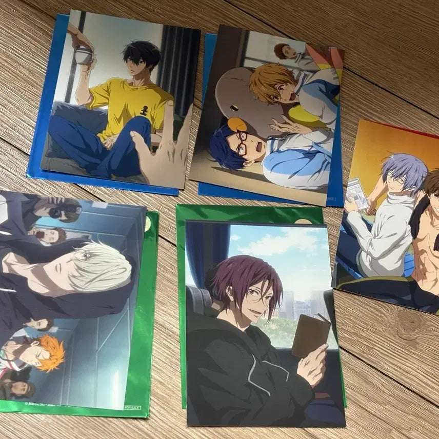 [BUNJANG] FREE! Anime Movie Theatrical Exclusive 5-Type Bundle Set / 프리 FREE! 애니 극장판 특전 5종 일괄