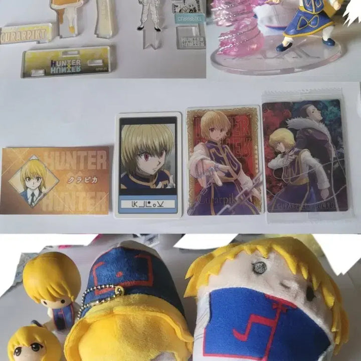 [BUNJANG] Hunter x Hunter Kurapika Merchandise Bundle Set / 헌터헌터0권,크라피카 굿즈들 급처