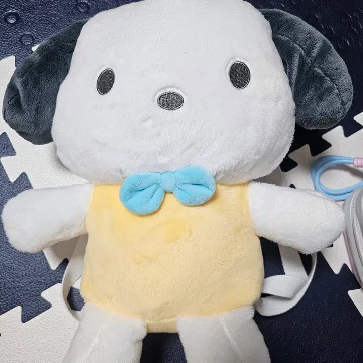 [BUNJANG] Sanrio Pochacco Plush Backpack Bag / 산리오 정품 포차코 인형 가방 백팩 (반택포 1.5)