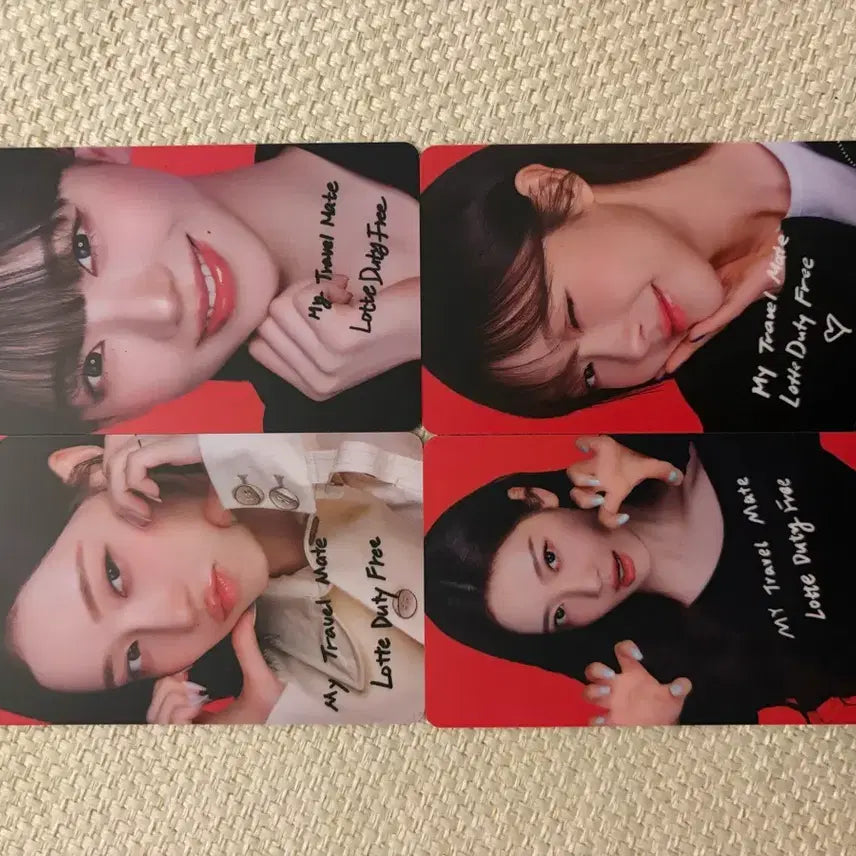[BUNJANG] Aespa Lotte Duty Free Photocard Bundle Set / 에스파 롯데면세점 포토카드