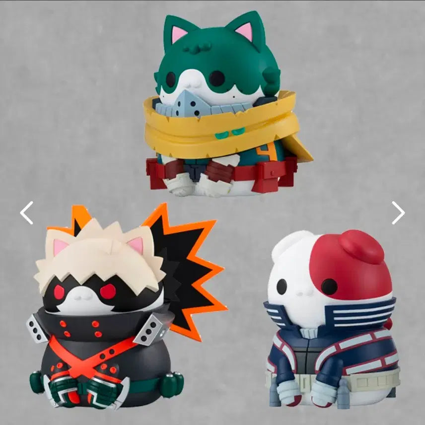[BUNJANG] My Hero Academia Mega Cat Project Neko Midoriya/Bakugo/Todoroki Bundle Set / 나히아 메가캣 프로젝트 히로아카냥코 미도리야/바쿠고/토도로키 판매