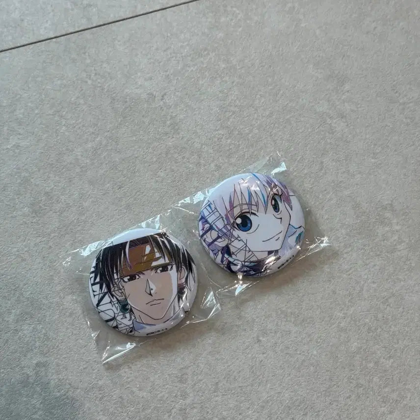 [BUNJANG] Hunter x Hunter Killua Chrollo Can Badge Set / 헌터X헌터 키르아 클로로 캔뱃지
