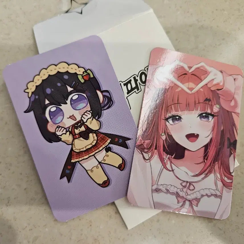 [BUNJANG] Esther Bunny x Big Pie Arisa Karin SD LD Photocard Set / 에스더 빅파이 콜라보 아리사 카린 SD LD 포토카드 세트 팝니다
