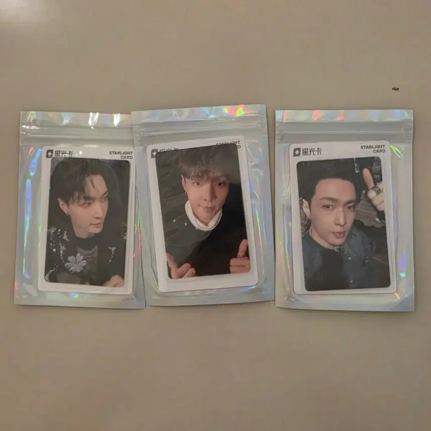 [BUNJANG] EXO QQ Music Lay 1-3 Star Photocard Set / 엑소 QQ뮤직 레이 1~3성 포토카드 세트