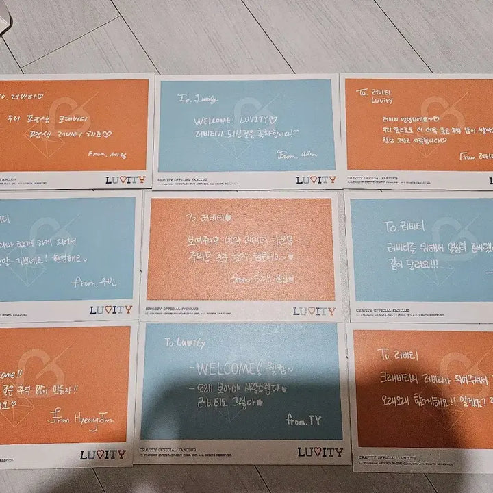 [BUNJANG] CRAVITY 2nd Generation Message Card Photocard Postcard Set / [2기분철] 메시지 카드 포스트 카드 엽서 크래비티