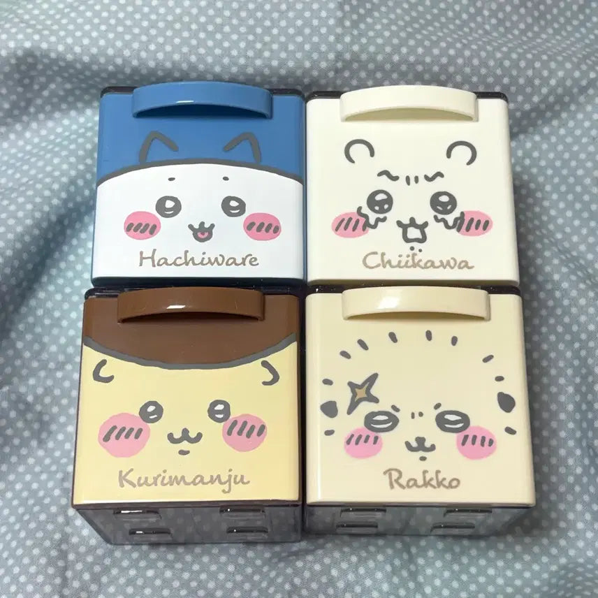 [BUNJANG] Chiikawa Mini Storage Case Cube Case Set of 4 / 치이카와 미니 수납함 쿠케이스 큐브케이스 4종 세트