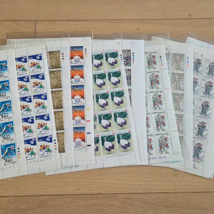 [BUNJANG] 1976-2025 Stamp Full Sheets Collection / 1976-2025 연하 우표 전지 풀셋