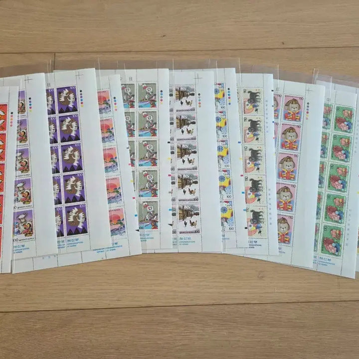 [BUNJANG] 1976-2025 Stamp Full Sheets Collection / 1976-2025 연하 우표 전지 풀셋