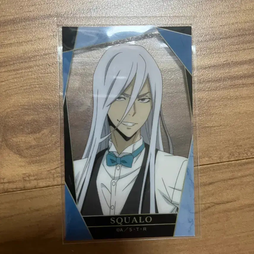 [BUNJANG] Katekyo Hitman Reborn! Squalo Clear Card / 가히리 스쿠알로 클리어카드