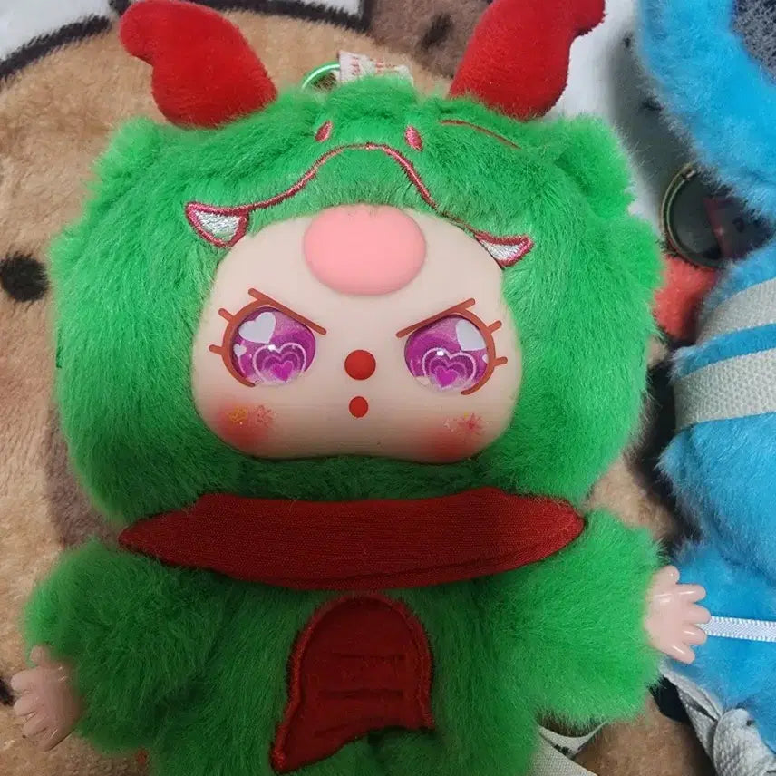 [BUNJANG] Baby Three 4-Piece Doll Bundle Set (Secret Dragon Included, Box Not Included, Card Included) / 베이비쓰리 인형 4종 일괄 판매 시크릿포함(박스X,카드O)