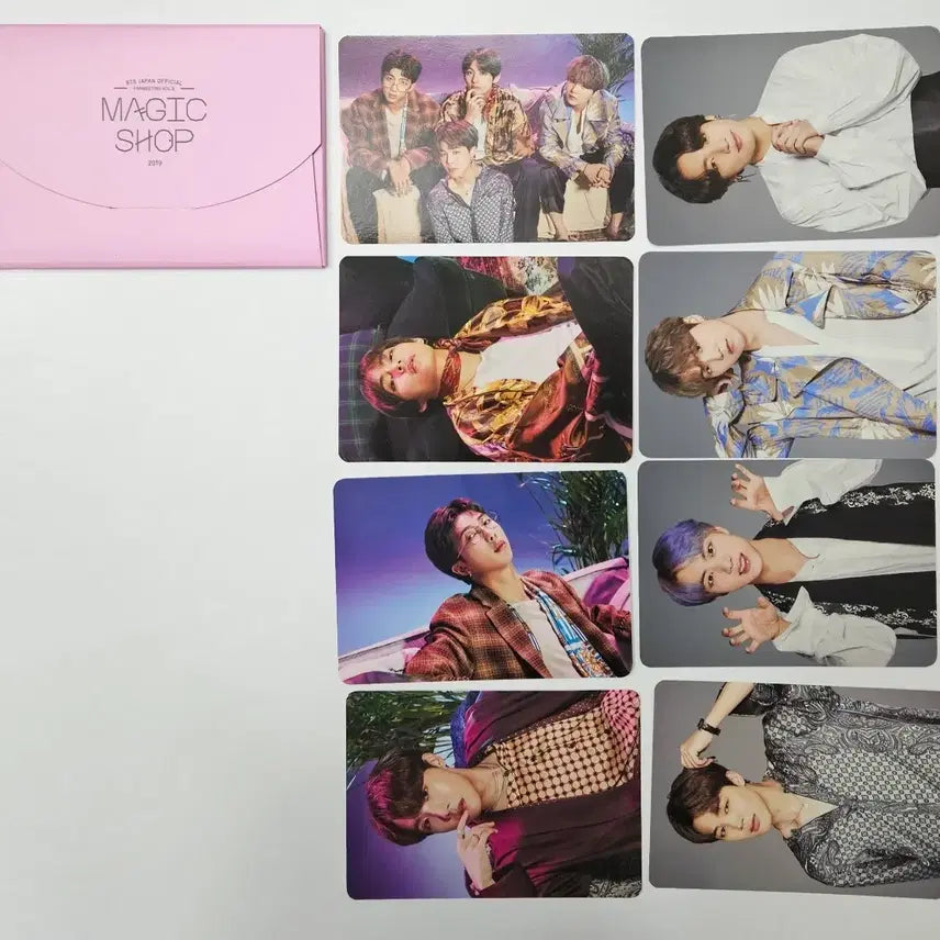 [BUNJANG] BTS 2019 Japan Magic Shop Official Mini Photocard Set (Includes 8 Photocards) / [공식] 방탄소년단 2019 일본 매직샵(일직샵) 미니포카 세트 (케이스 포함 8장)