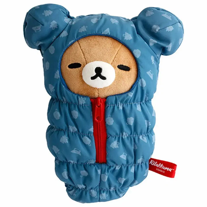 [BUNJANG] San-X Rilakkuma x Coleman Rilakkuma Atsumete Sleeping Bag Plush Doll / 택포) 산엑스 리락쿠마 X 콜맨 리락쿠마 아츠메테 침낭 봉제인형