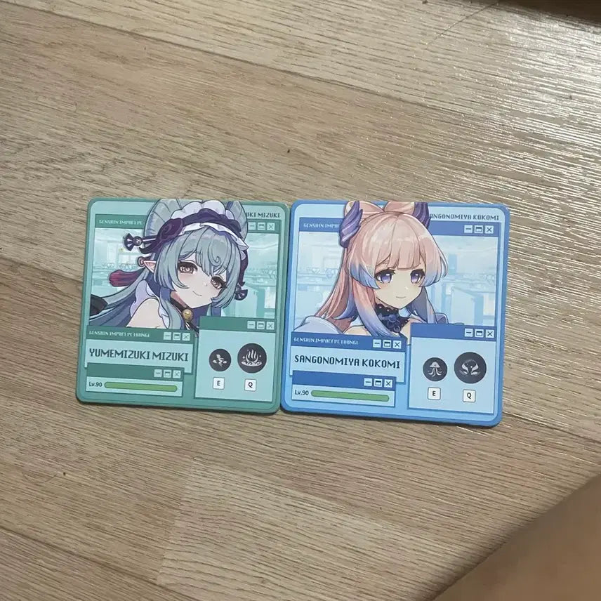 [BUNJANG] Genshin Impact Kokomi &amp; Mizuki Coaster Bundle Set / 원피방 코스토 코코미 미즈키 일괄로 팝니다