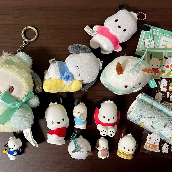 [BUNJANG] Sanrio Pochacco Doll Figure Goods Bundle Set / (추가) 산리오 포차코 인형 피규어 굿즈 일괄