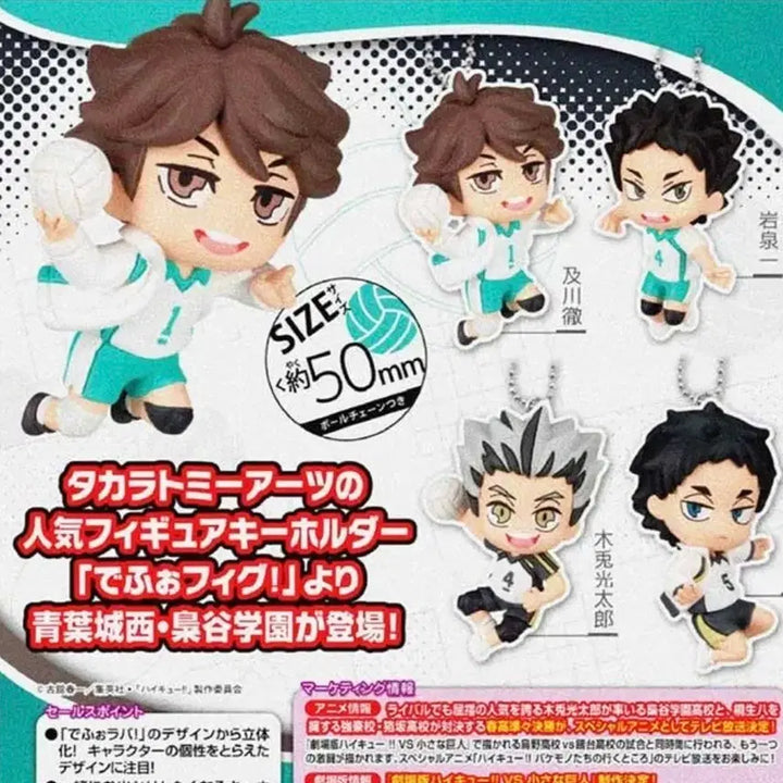 [BUNJANG] Haikyuu!! Oikawa Toru Deformation Figure Keyring (Sealed) / 미개봉) 하이큐 데포피그 데포르메 피규어 키링_오이카와